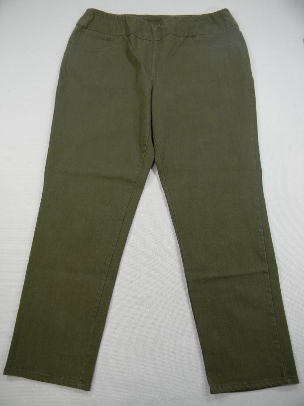 Ruby Rd. Olive Green Straight Leg Pants Women’s Size 18